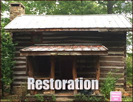 Historic Log Cabin Restoration  Buchtel, Ohio